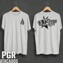 Volcom Street Style T-Shirt - Stylish Clothing Brand - Skateboarding - Unisex - Men's And Women's - 100% Cotton - Top Premium Streetwear - New Release - Immediate Shipping - Various Colors!! - 淺灰色 - 查看 1