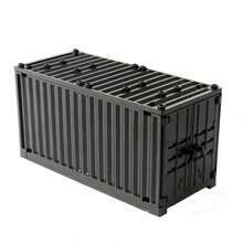 1pc Military Series Container Building Block Model Storage Box, Compatible With Small Particle Construction Toys - Multicolor - View 7