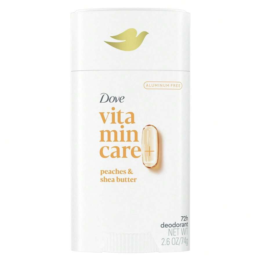 Dove VitaminCare+ No White Marks Women's Deodorant Stick Peaches & Shea Butter Aluminum Free, 2.6 Oz - 多樣化香型 - 查看 1