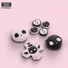 Silicone Directional Key Cap Set - Cute Joystick Caps - ABXY Button Stickers Compatible With Switch/OLED/Switch 2 Joy-Con - Multicolor - View 18