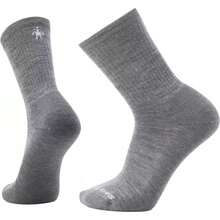 Smartwool Everyday Solid Rib Crew Socks | - Medium Gray - View 1