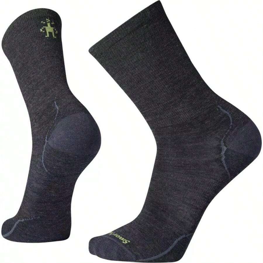 Calcetines de tripulación con amortiguación cero de la línea de ancla de uso diario Smartwool - Carbón - Ver 1