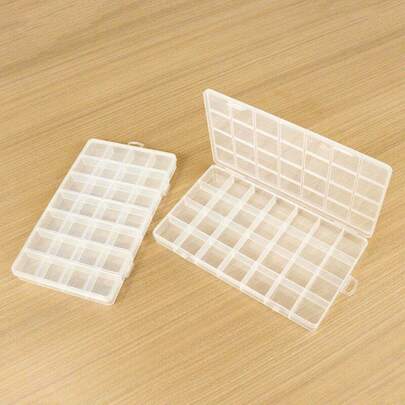 1PC Multi-Functional 28-Compartment Transparent Plastic Storage Box Is Suitable For Organizing Beads, Jewelry, Fishing Gear, And Handicraft Accessories. It Is Perfect For Back-To-School Season, Holiday Gifts, And DIY Projects. Made Of Durable Polypropylene, It Is Especially Suitable For Christmas, Thanksgiving, And New Year Celebrations.