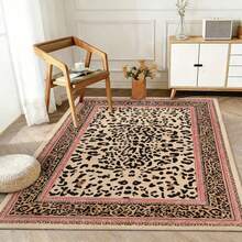Retro Leopard Print Flannel Carpet, 2D Digital Printing, Non-Slip Rubber Bottom, Multiple Sizes Available. Suitable For All Seasons, Washable, Machine Washable, Comfortable, Unique, Suitable For Him, Her, Family Members, Boyfriend, Girlfriend, Father, Family Members, Mother, Lover, Daughter, Son, Grandfather, Grandmother, Teacher, Doctor, Nurse, Friend, Classmate, Pet. As Birthday Gifts, Household Items, Wedding Items, Souvenirs, Home Decoration, Daily Life, Office Decoration, Birthday, Anniversary, Valentine's Day, Thanksgiving, Graduation Season, Christmas, Halloween, Mother's Day, Father's Day, Wedding, New Year Gift Decoration. Suitable For Shopping Centers, Restaurants, Kitchens, Bathrooms, Living Rooms, Bedrooms, Corridors, Balconies, Outdoor Doors, Door Mats, Entrance Mats, Non-Slip Mats, Offices, Cafes, Piano Room Floor Decoration - Nhiều màu 14 - Xem 1