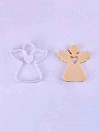 New Hollow Heart Angel Silicone Mold, Small & Large Size, Holiday Gift, Fragrance Stone Decor Silicone Mold