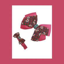 Children's Hair Bows, Duckbill Clips, 2 Units - Dusty Pink - View 6