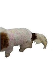Warm Knitted Sweater Pet Clothes, Suitable For Small Animals In Autumn/Winter - Baby Pink - View 3