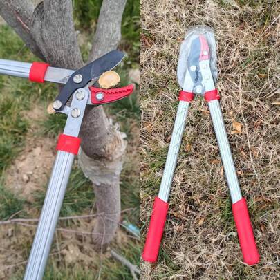 Heavy Duty Anvil Lopper, Telescopic Tree Pruner With Sharp Blade, Garden Branch Cutter For Thick Branches Loppers / Tree Trimmer / Thick Branch Cutting / Gardeners & Landscapers / Compound Action, Sharp Steel Blade / Backyard, Orchard, Garden / Spring, Summer, Autumn / Father's Day, Gardening Festival