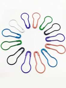 5 piezas de alfileres de con forma de calabaza de colores, marcadores de costura y tejido, alfileres de multicolor, proyectos de costura DIY y accesorios de ropa - Multicolor - Ver 3
