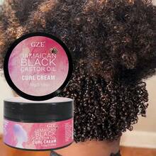 GZE 牙买加黑蓖麻油卷发霜 - 蕴含荷荷巴油，令卷发、螺旋卷发和波浪卷发更加柔顺亮泽 - 控制毛躁，深层补水 - 膏狀 - 查看 4