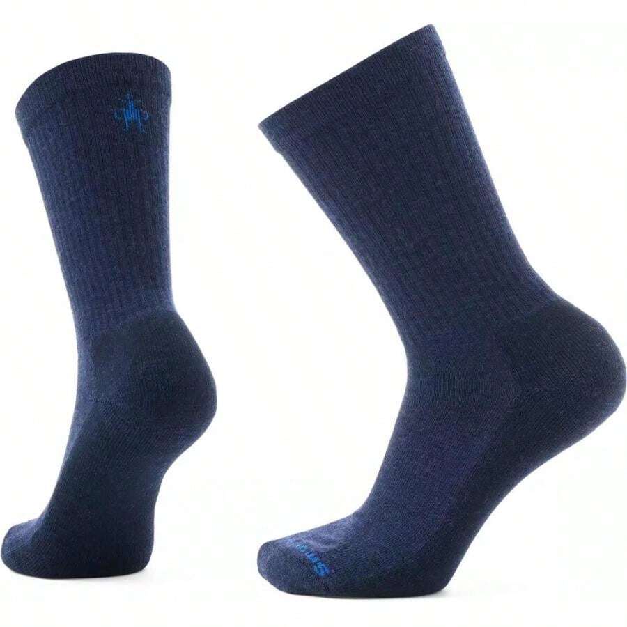 Smartwool Everyday Solid Rib Crew Socks | - DEEP NAVY - View 1
