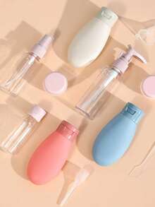 11pcs/Set Travel Bottles, Reusable Spray Bottles, Leak-Proof Travel Containers For Shampoo, Conditioner, Liquids, Lotions, Body Wash, Essential For Business Travel, Back To School Or Personal Trip,Set - View 3