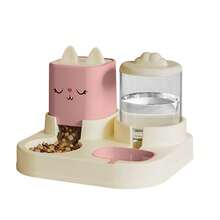 Automatic Pet Food And Water Dispenser, 2-In-1 Detachable Bowl Set For Small Dogs, Puppies, And Cats, Easy To Clean Pet Food Storage - 2200ml - Xem 10