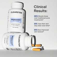 CLEARSTEM - MINDBODYSKIN Hormonal Acne Supplement (5-HTP) - Natural DIM Supplement - Skin Care Vitamins - Hormone Balance, Antioxidants - Gluten Free, Cruelty Free - 30 Servings, 90 Capsules Weight Loss Free Shipping Wellness Vitamins Supplements Chlorophyll Creatina Monohidratada Vitamins Probiotics For Women Protein Powder Quick Ship Items  Creatina Colageno - 90 viên nang - Xem 5