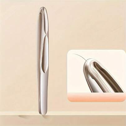 High Precision Stainless Steel Tweezer, Suitable For Eyebrow, Eyelash And Facial Hair Removal, Reusable Round-Tip Eyebrow Tweezer, Depilation Clip