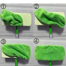 2/4/6pcs Mop Pad Refills, Washable & Reusable Replacement Mop Pads, Slouchy Mop Accessories - Multicolor - View 4