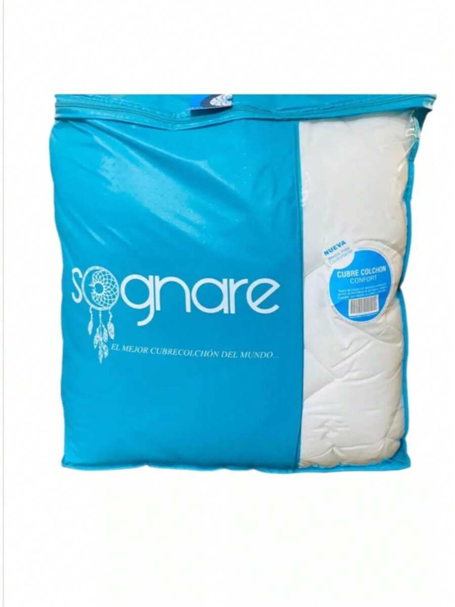 SOÑARE CUBRE COLCHON MATRIMONIAL FUSION NUUO - Blanco - Ver 1