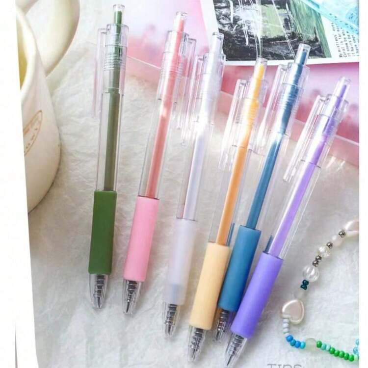 6pcs Multi-Functional Knife & Pen Set (Random Color), Sticker Album, Cutting Tool, Quick Opener, Carving Knife, Carving Pen, School Supplies, DIY Crafts - A - View 9