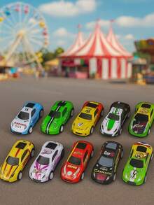 Colección de autos miniatura con estilos variados y colores brillantes pensados para juegos creativos que invitan a compartir momentos entretenidos entre amigos y familia en cualquier lugar. - Multicolor - Ver 3
