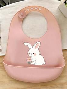 2pcs/1pc Celemek Bayi Silikon - Anti Bocor, Anti Noda, Lembut, Dapat Diatur Ukurannya, Tahan Air Rebus, Portabel, Desain Kartun, Cocok untuk Penggunaan Sehari-hari Bayi & Makan di Luar Ruangan - MultiWarna - View 7