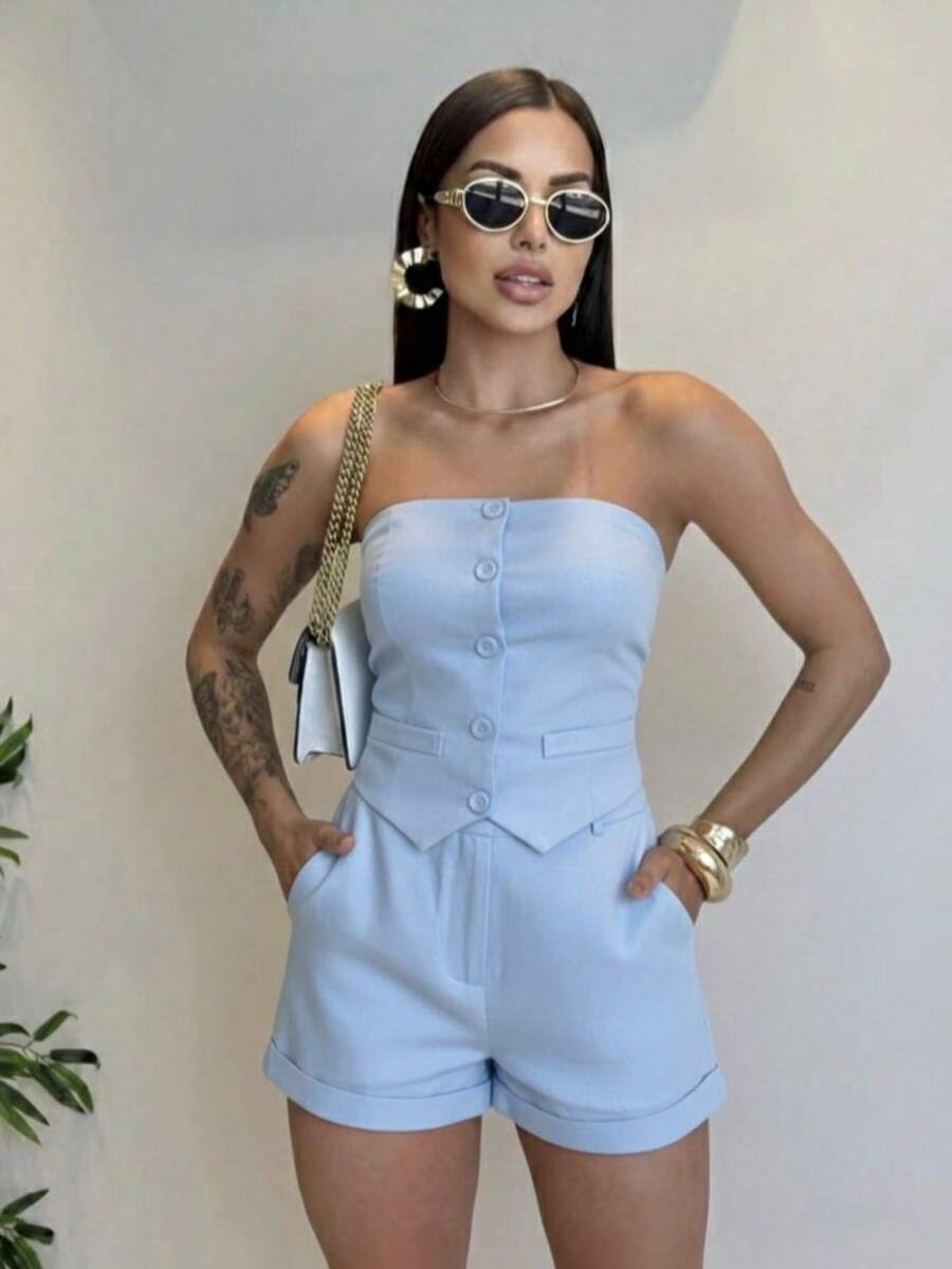 Conjunto Alfaiataria Premium Tomara Que Caia