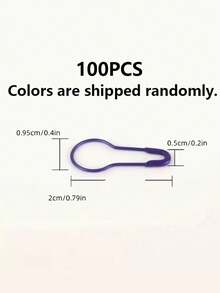 5 piezas de alfileres de con forma de calabaza de colores, marcadores de costura y tejido, alfileres de multicolor, proyectos de costura DIY y accesorios de ropa - Multicolor - Ver 6