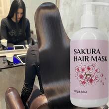 GZE樱花发膜，清爽控油保湿修护受损发质，适用于干性发质，修护分叉，防止断裂，令秀发柔顺亮泽。 - 正裝 - 查看 2