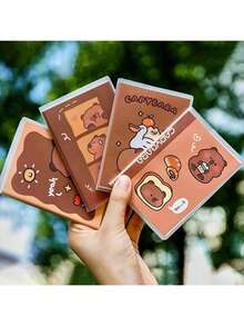 4 cuốn sổ tay mini hình chuột lang nước dễ thương, sổ tay học sinh hình chuột lang nước, sổ tay bỏ túi mini - nhật ký di động để ghi chú hàng ngày, đồ dùng học tập và văn phòng phẩm. - Một kích thước phù hợp với tất cả - Xem 6