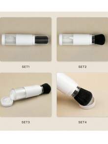 Dense Bristles Powder Brush, Efficient And Convenient - Multicolor - View 3