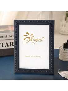 24pcs Marcos Para Fotos Baratos Mainstays Economicos Mayoreo, Marco de fotos ecológico: un accesorio de escritorio contemporáneo. ¡El regalo perfecto para bodas, cumpleaños y mejores amigos! Artículo decorativo. - negro - Ver 7