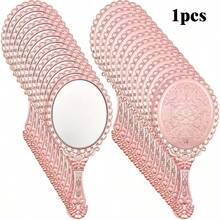 1/4/10/20pcs Retro Handheld Makeup Mirrors Set, With Small Gold/Silver/Rose Gold Embossed Design, Portable Compact Mirrors, Suitable For Princess Theme Party And Travel,Giveaways,Travel,Cheap Stuff,Travel Essential - Multicolor - View 15