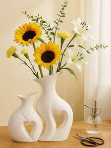 Creative Couple Series Home Decor Vases, Combination Of Large And Medium Size Indoor Tabletop Decorations, Suitable For Indoor Decor, All Seasons (Note The Size) - Multicolor - View 8