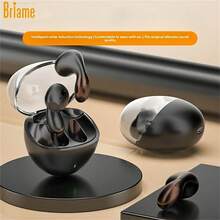 Briame 可翻转无线耳机，便携式免提耳机，音乐通话两用，迷你时尚耳塞，游戏耳机，蛋形设计，150mAh 电池 - 查看 6