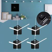 5sets Quartz Movement DIY Kit, 5 Pairs Of Hands, 13mm Shaft Length, For Wall Clock Repair, Replacement And DIY, Suitable For Wall Decor And Gifts - Multicolor - View 14