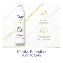 Dove Advanced Care Women's Antiperspirant Deodorant Dry Spray Twin Pack, Caring Coconut, 3.8 Oz - 多樣化香型 - 查看 2