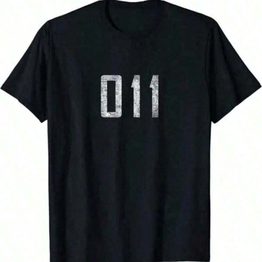 Camiseta Stranger Distressed 011 Eleven - Blanco - Ver 1