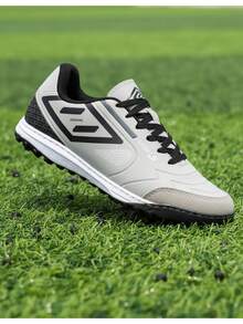 Adult Soccer Cleats For Synthetic Grass, Stitched, Durable - 灰色 - 查看 5