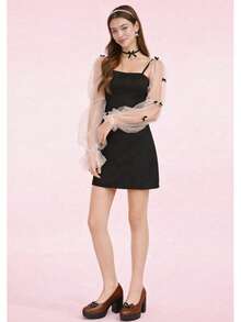 Thick Heel Shoes With Detail And Platform - Brown - View 5