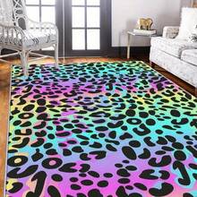 Retro Leopard Print Flannel Carpet, 2D Digital Printing, Non-Slip Rubber Bottom, Multiple Sizes Available. Suitable For All Seasons, Washable, Machine Washable, Comfortable, Unique, Suitable For Him, Her, Family Members, Boyfriend, Girlfriend, Father, Family Members, Mother, Lover, Daughter, Son, Grandfather, Grandmother, Teacher, Doctor, Nurse, Friend, Classmate, Pet. As Birthday Gifts, Household Items, Wedding Items, Souvenirs, Home Decoration, Daily Life, Office Decoration, Birthday, Anniversary, Valentine's Day, Thanksgiving, Graduation Season, Christmas, Halloween, Mother's Day, Father's Day, Wedding, New Year Gift Decoration. Suitable For Shopping Centers, Restaurants, Kitchens, Bathrooms, Living Rooms, Bedrooms, Corridors, Balconies, Outdoor Doors, Door Mats, Entrance Mats, Non-Slip Mats, Offices, Cafes, Piano Room Floor Decoration - Nhiều màu 10 - Xem 3