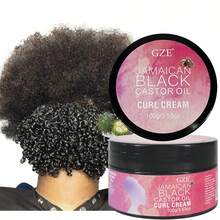 GZE 牙买加黑蓖麻油卷发霜 - 蕴含荷荷巴油，令卷发、螺旋卷发和波浪卷发更加柔顺亮泽 - 控制毛躁，深层补水 - 膏狀 - 查看 1