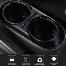 Portavasos doble, almacenamiento en el coche, diseño moderno, diseño minimalista, puede colocar vasos - 1 - Ver 5