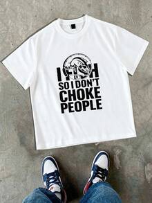 Camiseta de Manga Corta para Hombre Regalo Ideal para Cumpleaños 100% Algodón Camiseta de Verano con Estampado Gráfico Transpirable y Cómoda para Hombre Estilo Urbano Easter Graphic Tee Estampado Y2K Camiseta de Calle - Blanco - Ver 2