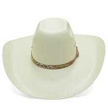 Atrevidu's Leather Hat Band - Caramelo±Cartas±G - View 2