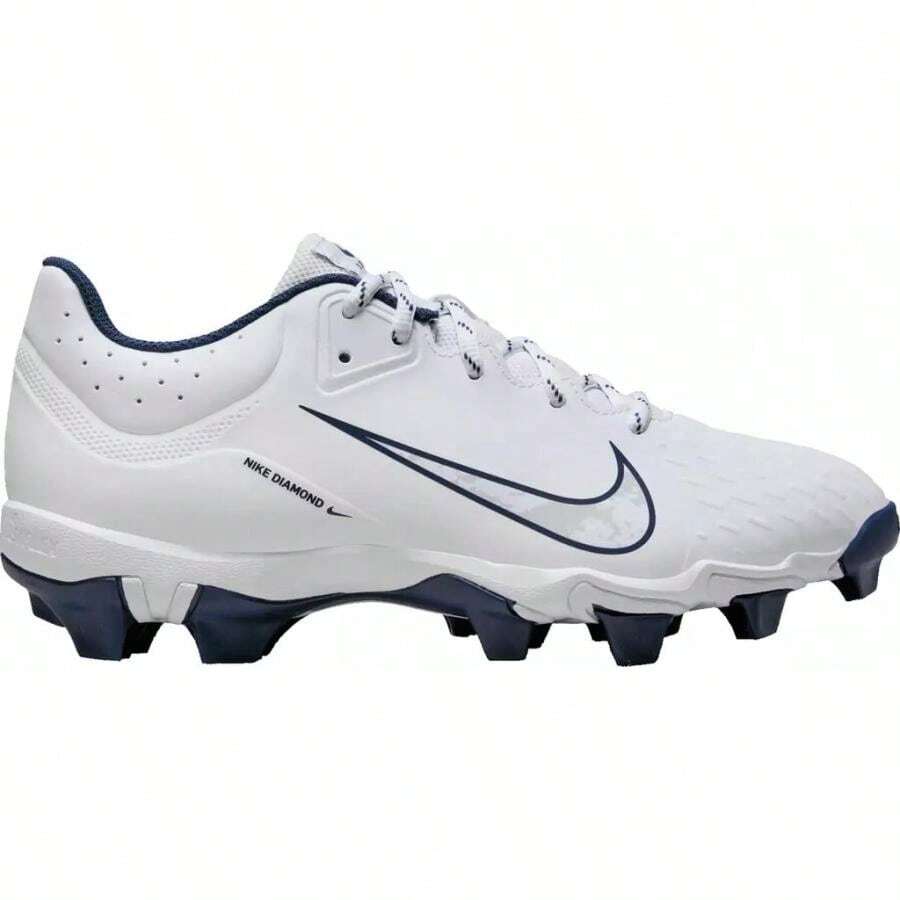 Nike Women's Hyperdiamond 4 Keystone Softball Cleats |  | Men Baseball Shoes - 海軍藍/白金 - 查看 1