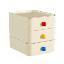 1个多巴胺抽屉收纳盒 - 书桌/办公桌储物架 | 玄关/走廊钥匙及杂物收纳盒 - 米色 - 查看 4