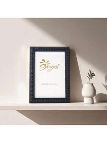 24pcs Marcos Para Fotos Baratos Mainstays Economicos Mayoreo, Marco de fotos ecológico: un accesorio de escritorio contemporáneo. ¡El regalo perfecto para bodas, cumpleaños y mejores amigos! Artículo decorativo. - negro - Ver 4