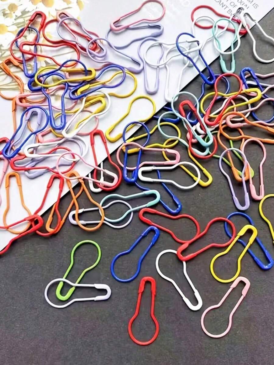 5 piezas de alfileres de con forma de calabaza de colores, marcadores de costura y tejido, alfileres de multicolor, proyectos de costura DIY y accesorios de ropa - Multicolor - Ver 1