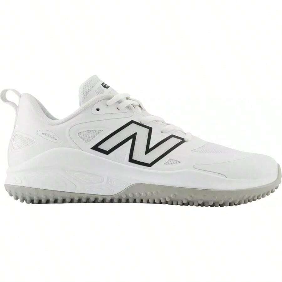 New Balance Women's VELO V4 Turf Softball Shoes | | Men Baseball Shoes - 白色/黑色 - 查看 1