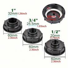 4-Way 6-Way 1-Inch Valve Adapter - 2PCS 1" - View 2