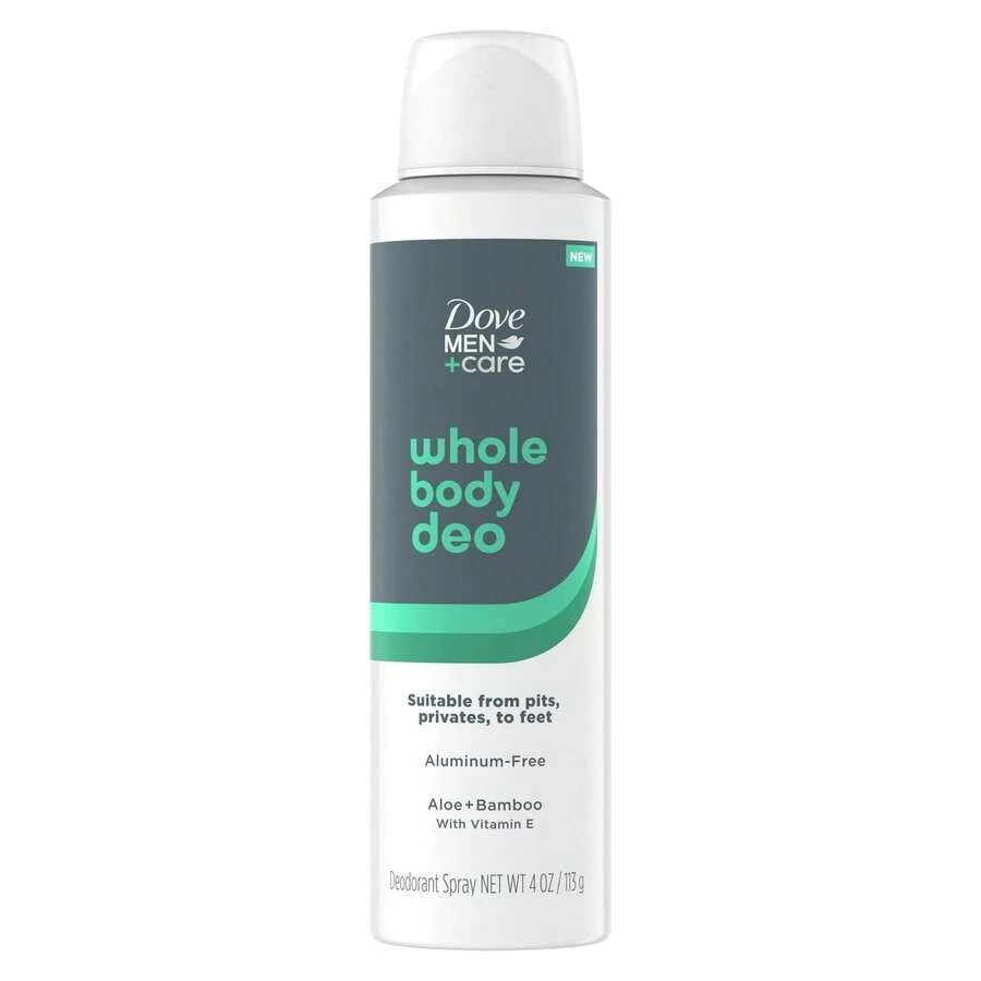 Dove Men +Care Whole Body Deo Spray Men's Deodorant, Bamboo & Aloe 4.0 Oz - nhiều mùi hương - Xem 1